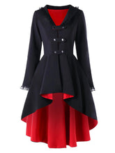 Manteau gothique mi-long coupe trench