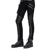 Pantalon gothique homme skinny bi matière