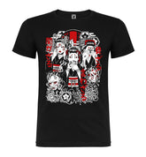 T shirt gothique unisex geisha araigné