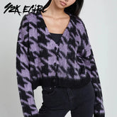 Pull gothique femme coupe cardigan goth
