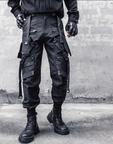 Pantalon gothique homme bretelle style urban