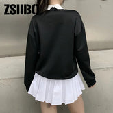 Sweat gothique femme imprimé planche ouija