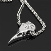 Collier gothique crane baphomet