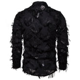 Chemise gothique homme dark plume de corbeau