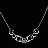 Collier gothique astre lunaire
