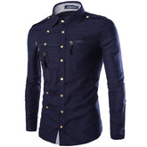 Chemise gothique homme style steampunk
