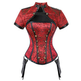 Corset gothique femme style chinois impérial