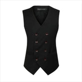 Gilet gothique homme classique bouton double poitrine