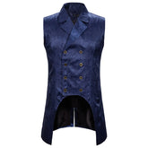 Gilet gothique homme style steampunk coupe longue