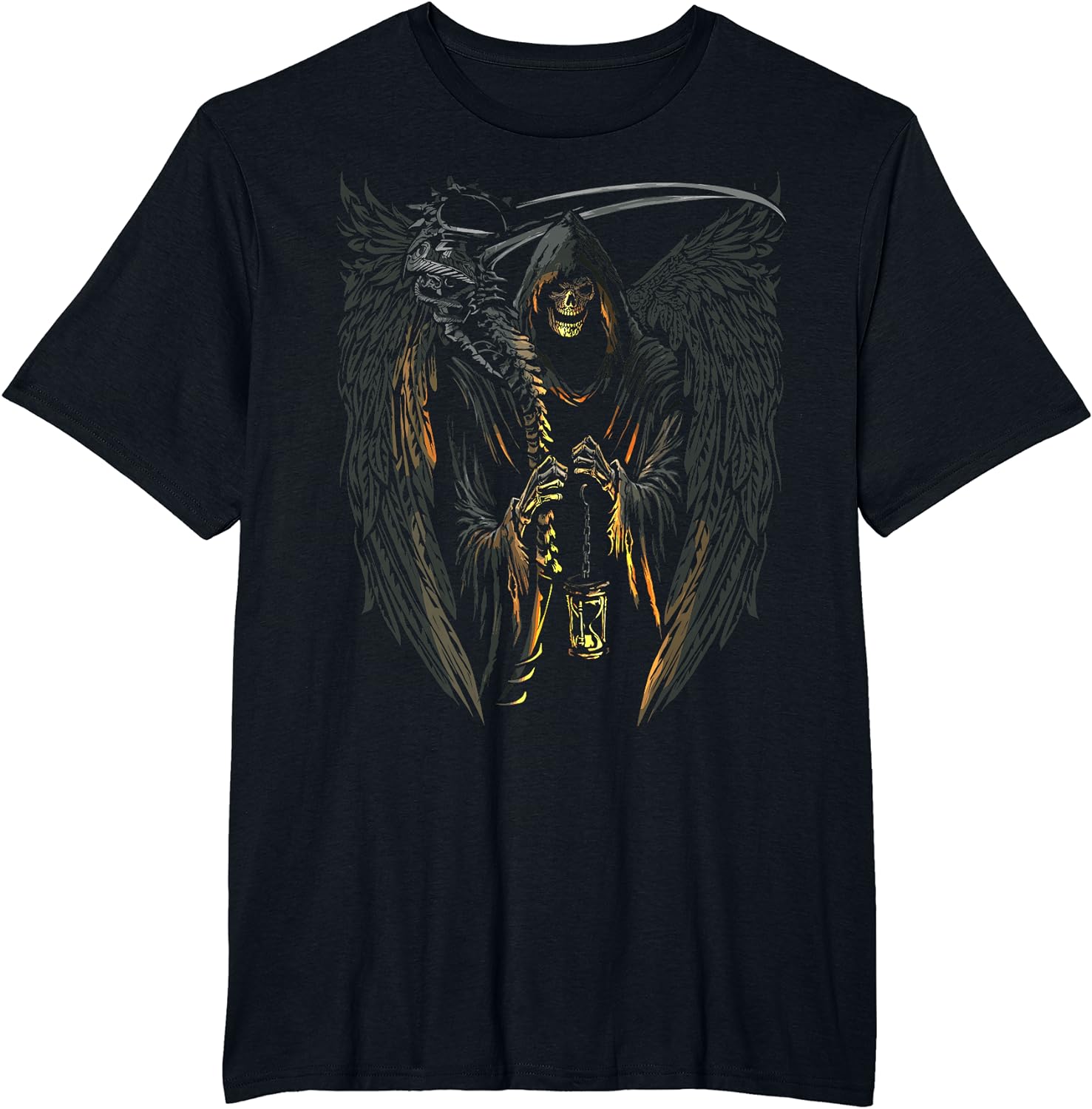 T-shirt gothique homme grande faucheuse tarot