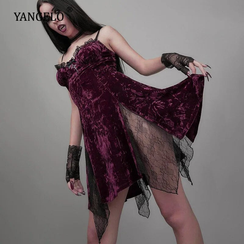Robe Gothique Violette