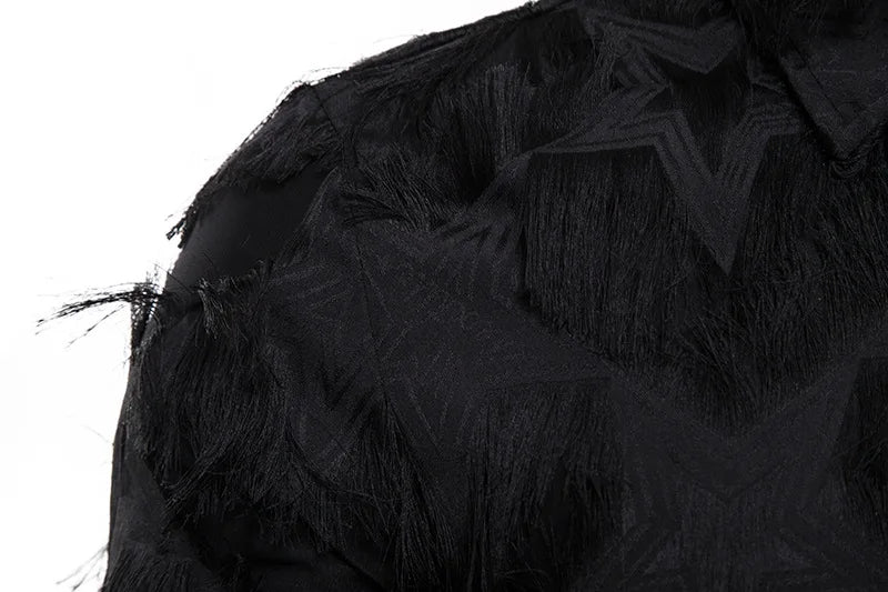 Chemise gothique homme dark plume de corbeau