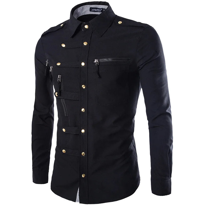 Chemise gothique homme style steampunk