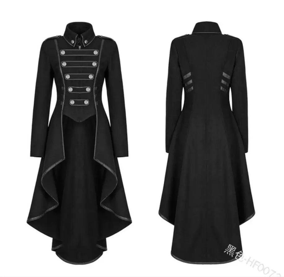 Manteau gothique femme style tuxedo steampunk