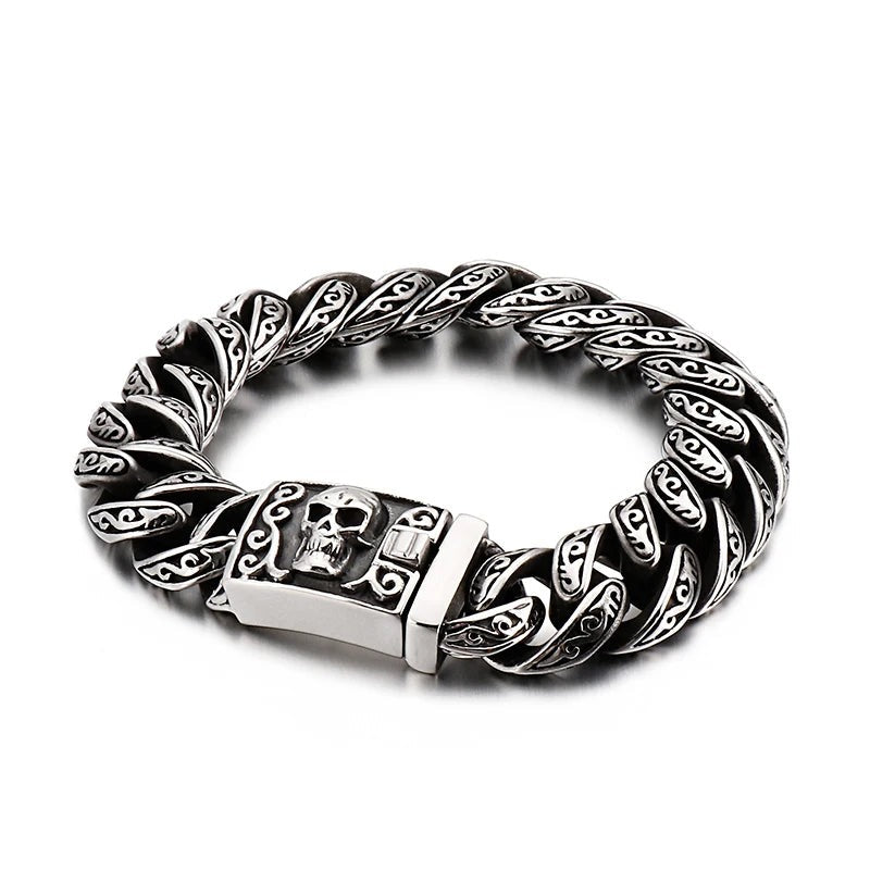 Bracelet gothique celtique en acier inoxydable